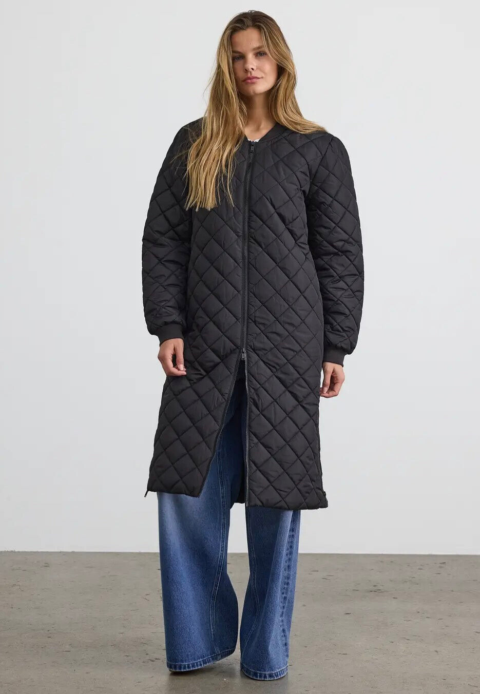 Noisy May - Gilly Quilted Black - Jacket