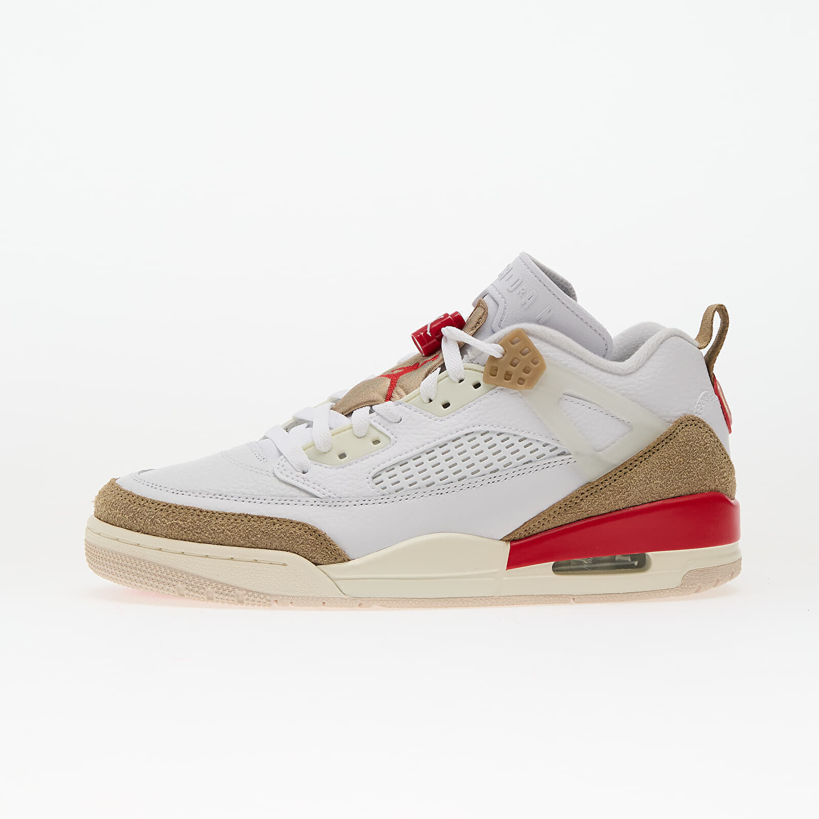 Sneakers Jordan Spizike Low White/ Fire Red-Desert Camo-Sail-Lt Orewood Brn UK 6