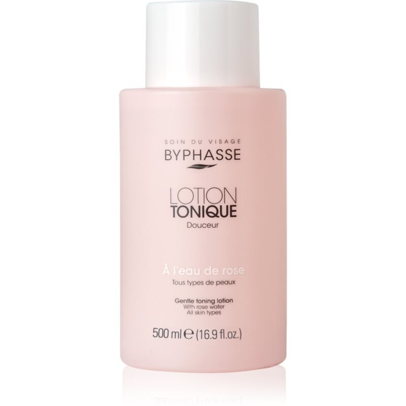 BYPHASSE Lotion Tonique facial toner with rose water 500 ml