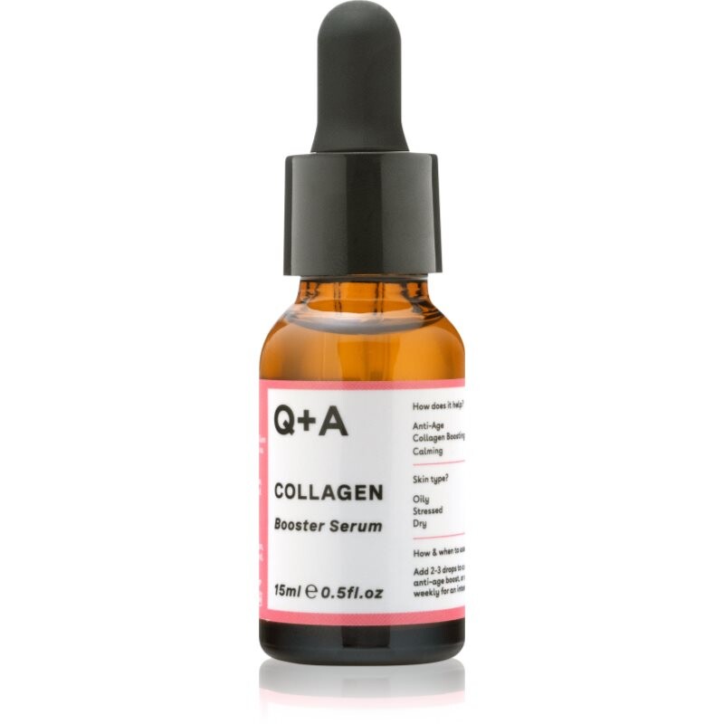 Q+A Collagen facial serum with collagen 15 ml