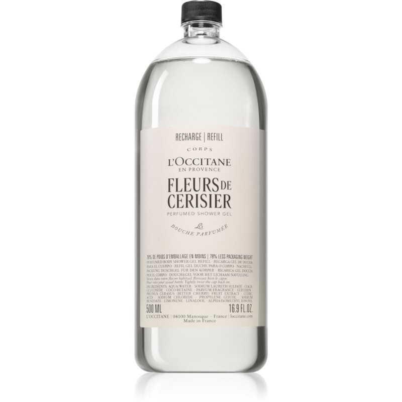 L’Occitane Fleurs de Cerisier shower gel Refill 500 ml