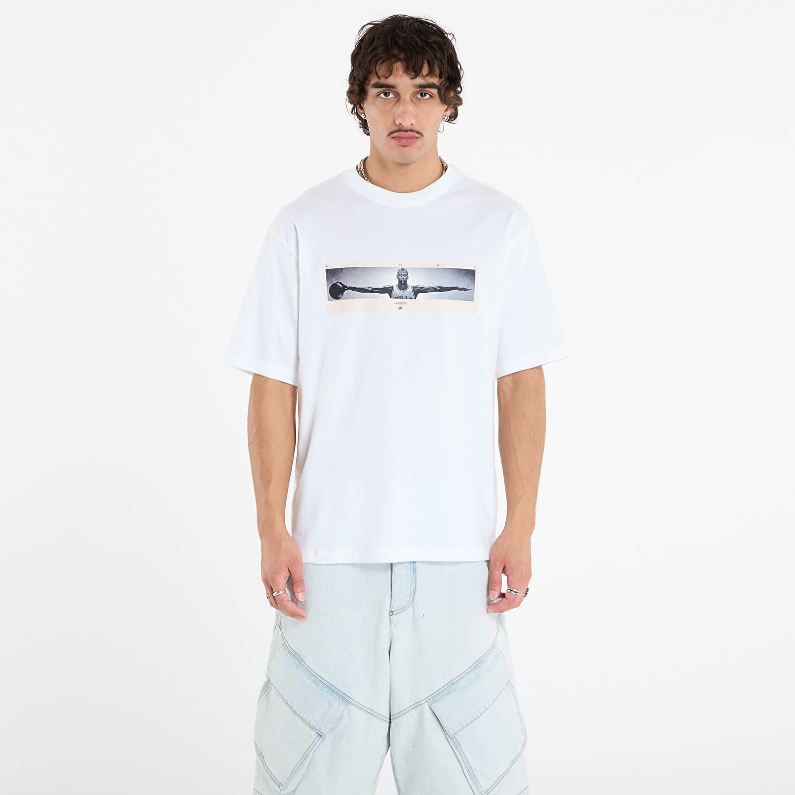 T-shirt Jordan Men's Photo T-Shirt White/ Black L