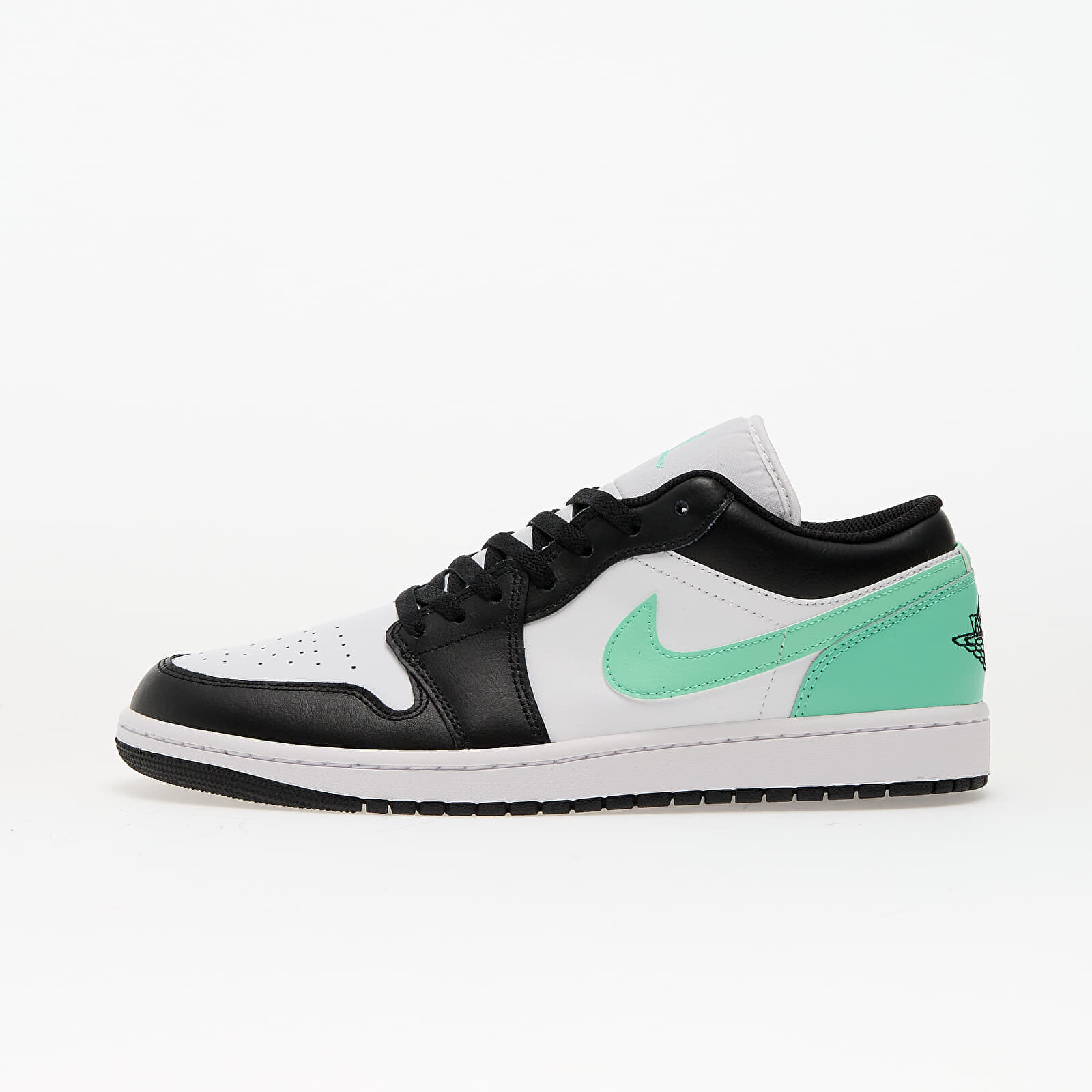 Sneakers Air Jordan 1 Low White/ Black-Green Glow UK 10