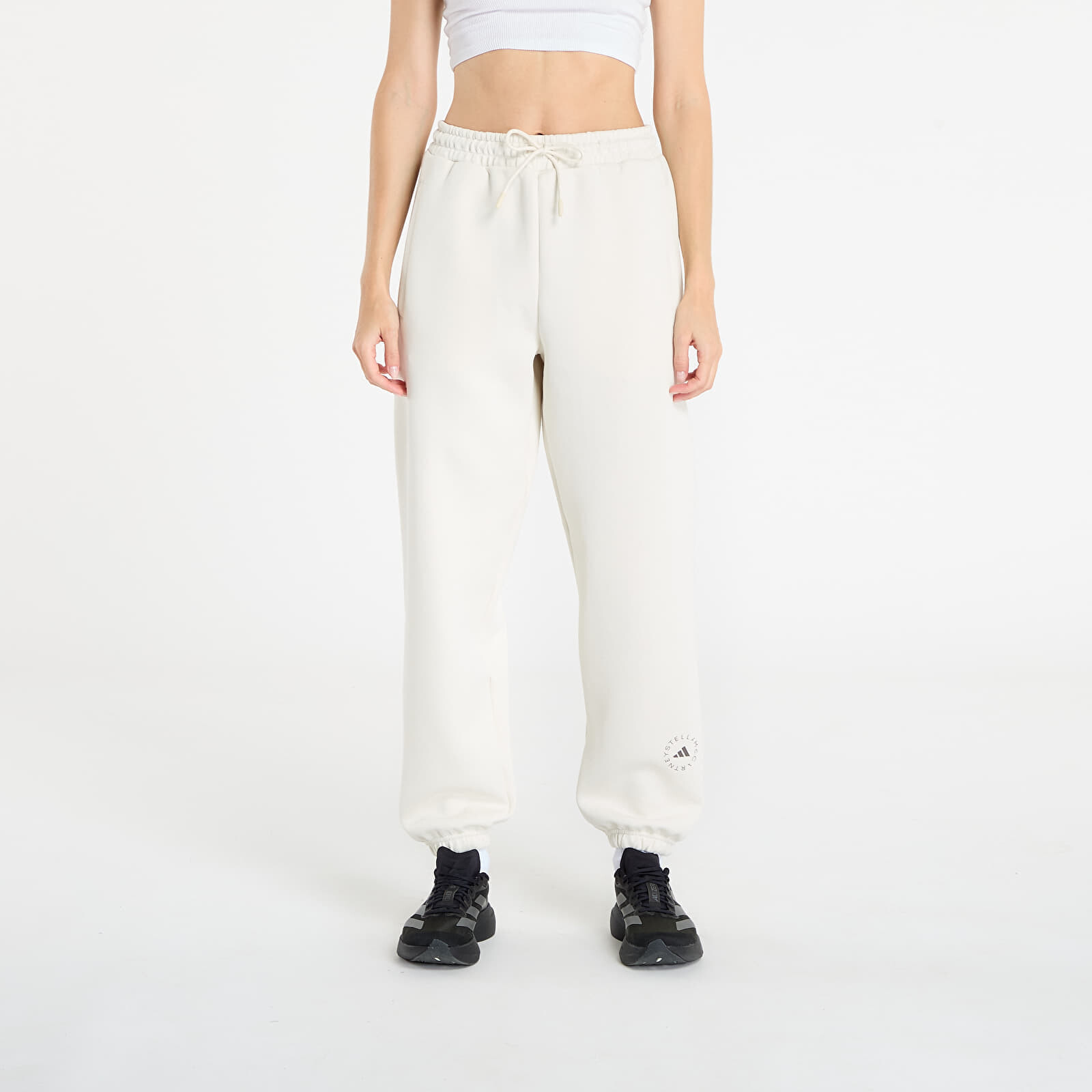 Pants adidas by Stella McCartney Loose Sweat Tracksuit Bottoms Almond Milk-smc L