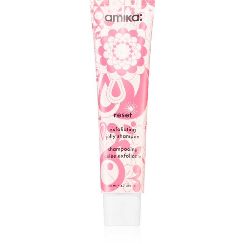 amika Reset cleansing detoxifying shampoo with exfoliating effect 140 ml