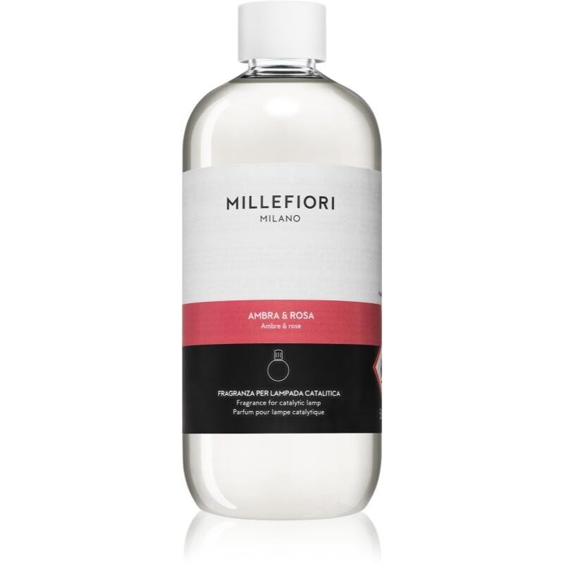 Millefiori Ambra & Rosa catalytic lamp refill 500 ml