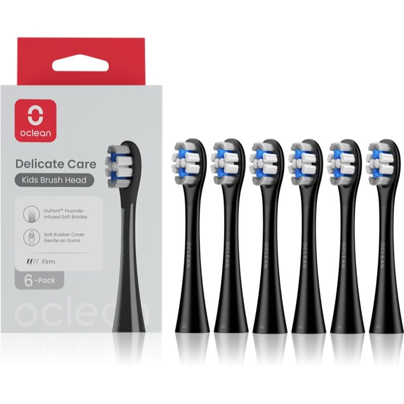 Oclean P3K8 Black spare heads for children 6 pc