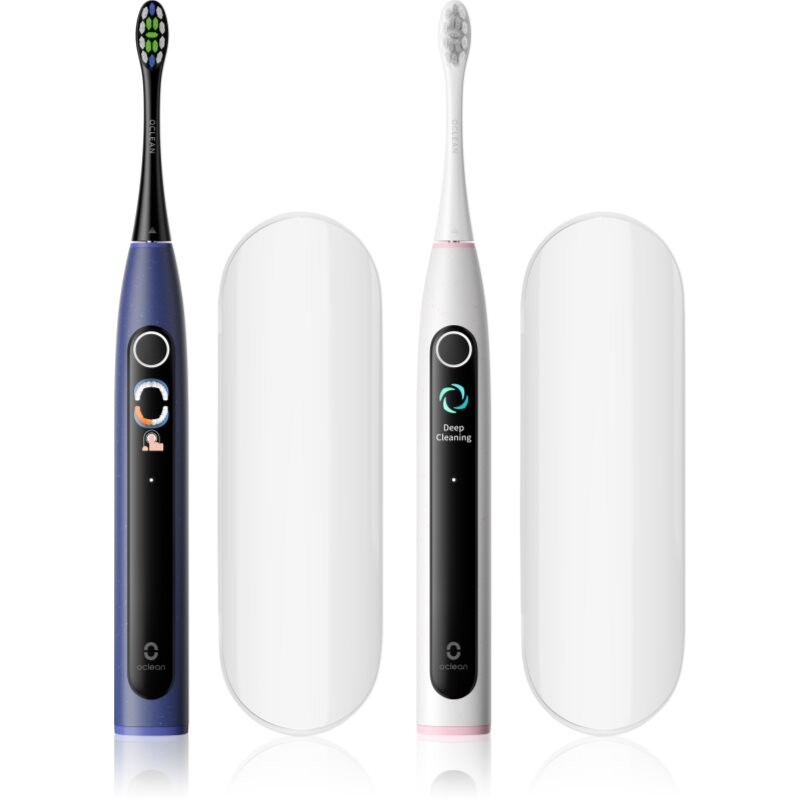 Oclean X Lite Set Duo pack sonic toothbrush duo-pack with travel case Dark Blue+Grey