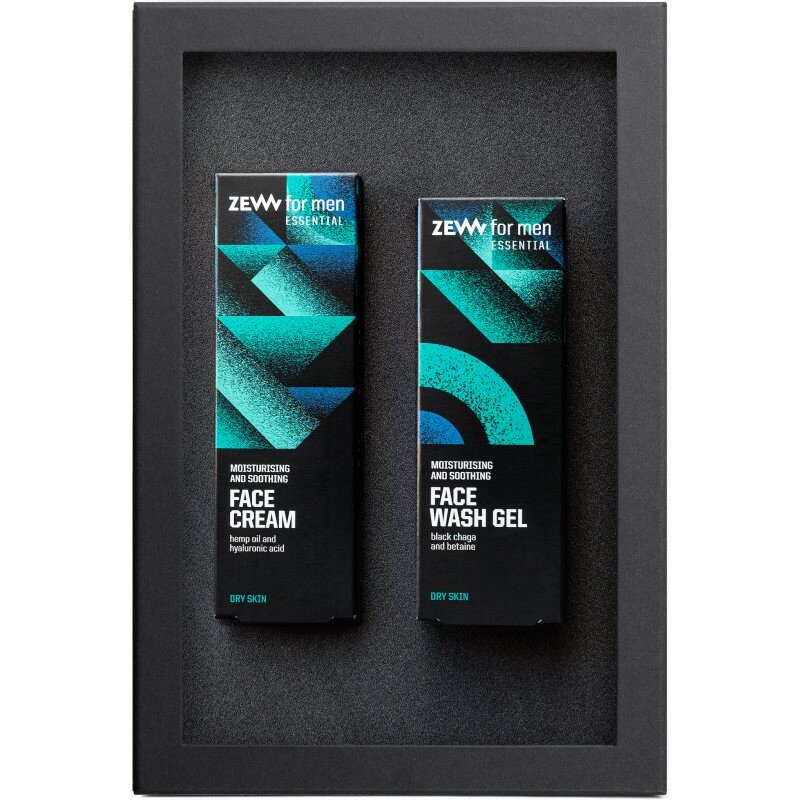 Zew For Men Essential Moisturising and Soothing Set set for hydrated skin for men