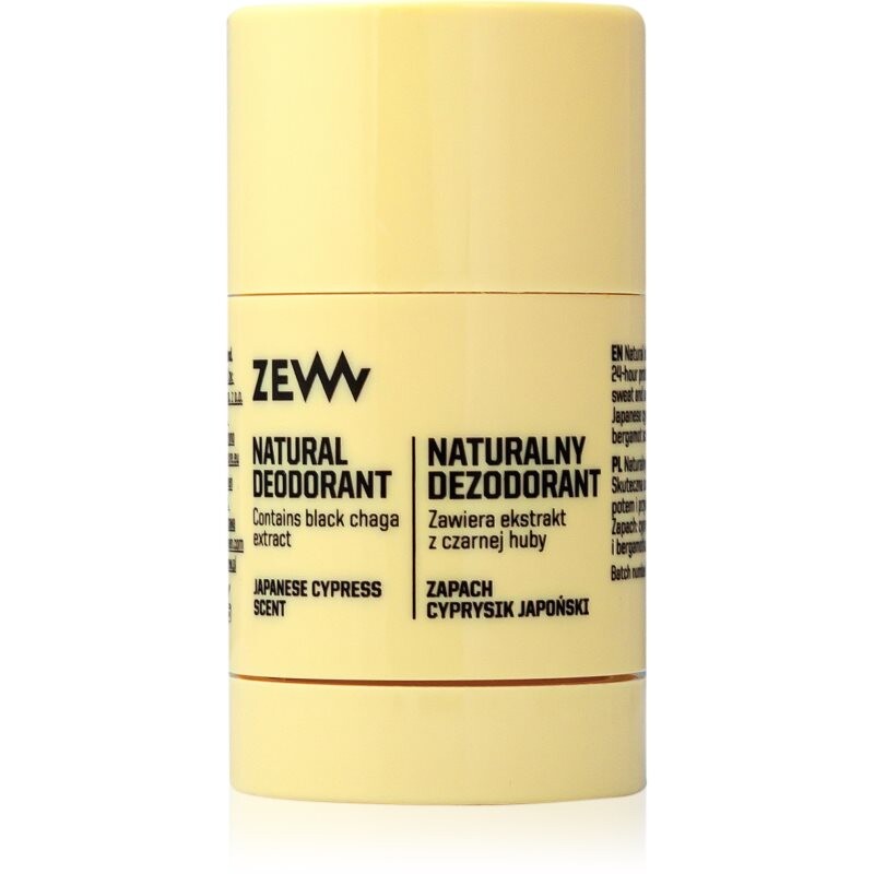 Zew For Men Natural Deodorant deodorant in a stick 80 ml