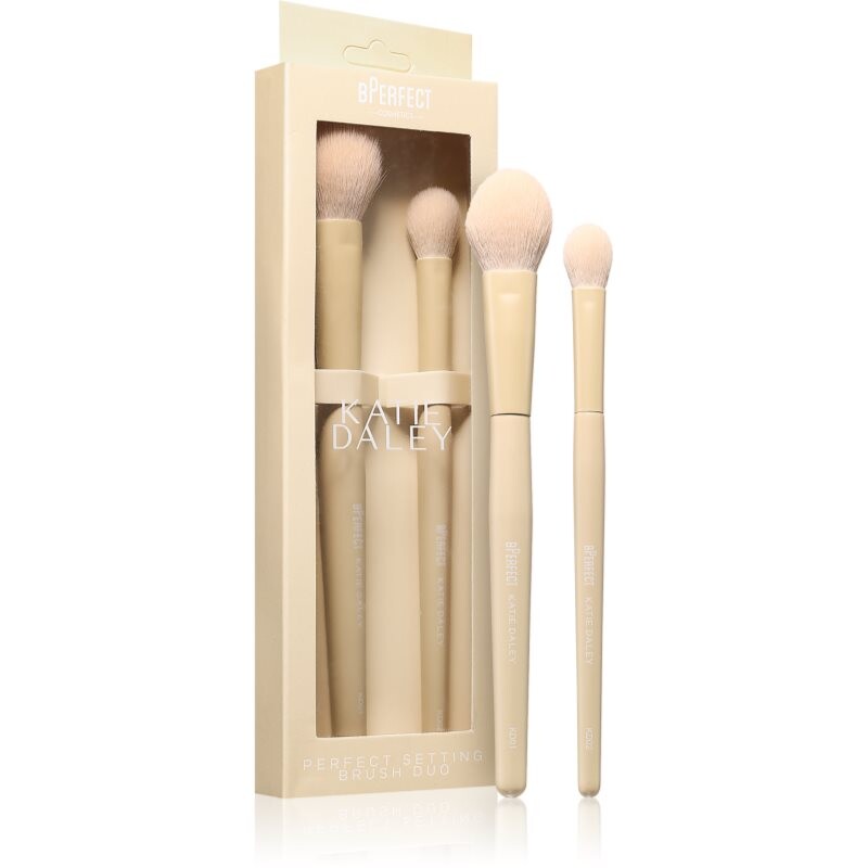 BPerfect Katie Daley Perfect Powder Setting Brush Duos brush set 2 pc