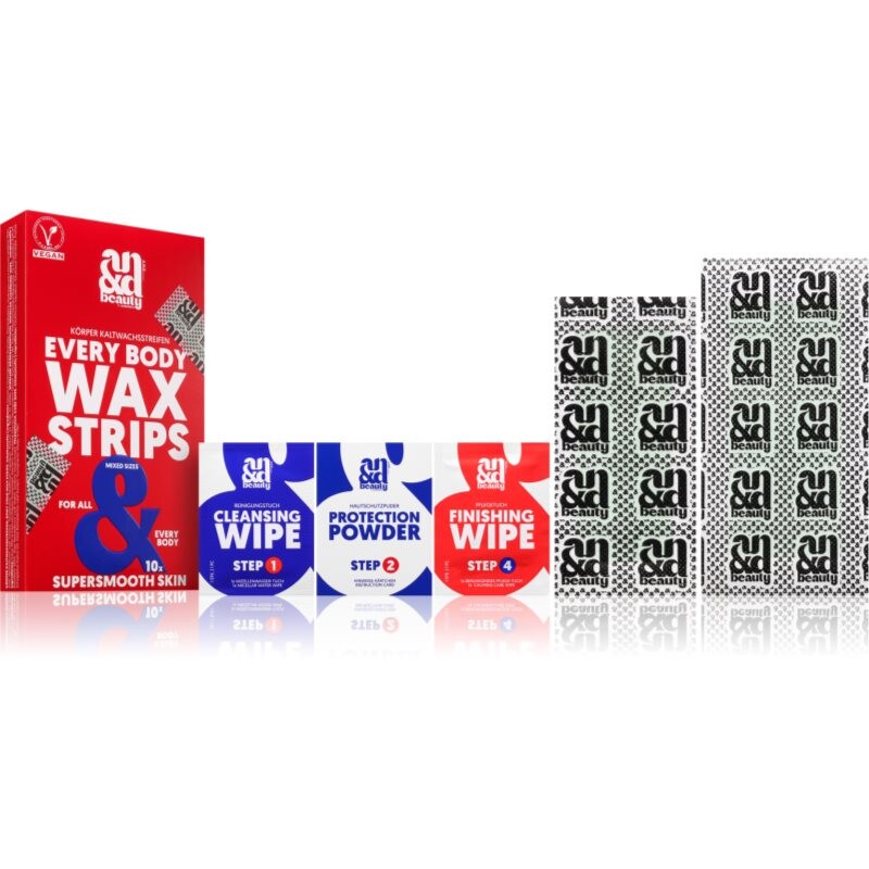 A.N.D. Beauty Wax Strips Every Body depilatory wax strips for the body 2x10 pc