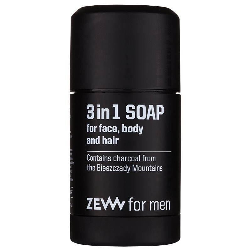 Zew For Men 3 in 1 Soap natural bar soap for the face, body and hair 3-in-1 85 ml