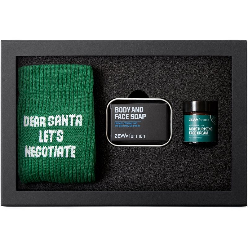Zew For Men Face and Body Set gift set with moisturising effect for men