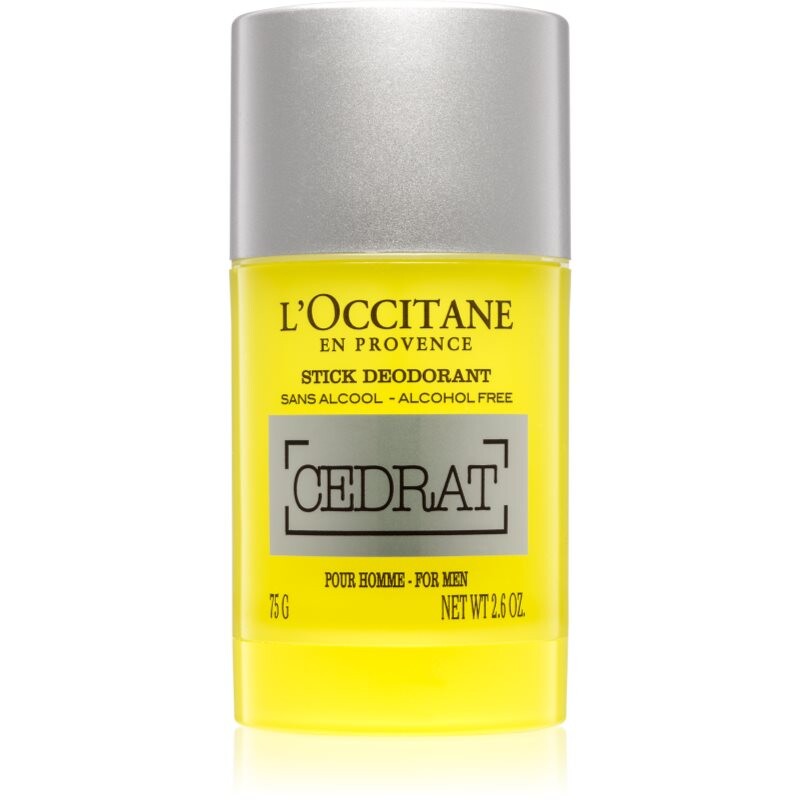L’Occitane Homme Cédrat deodorant stick for men 70 g