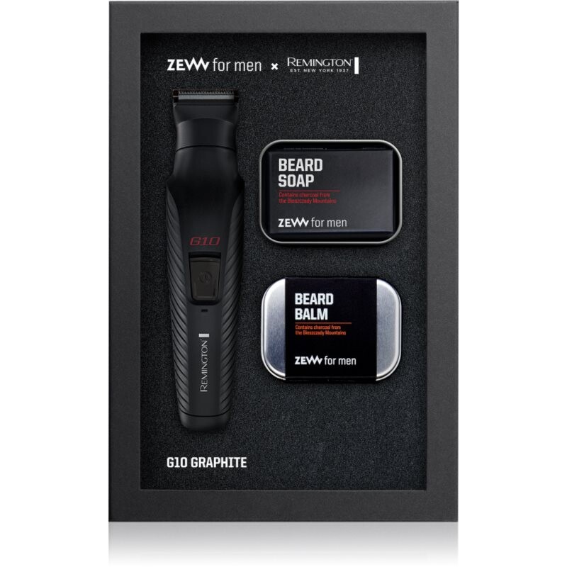 Zew For Men Remington G10 Graphite facial and body hair trimming kit