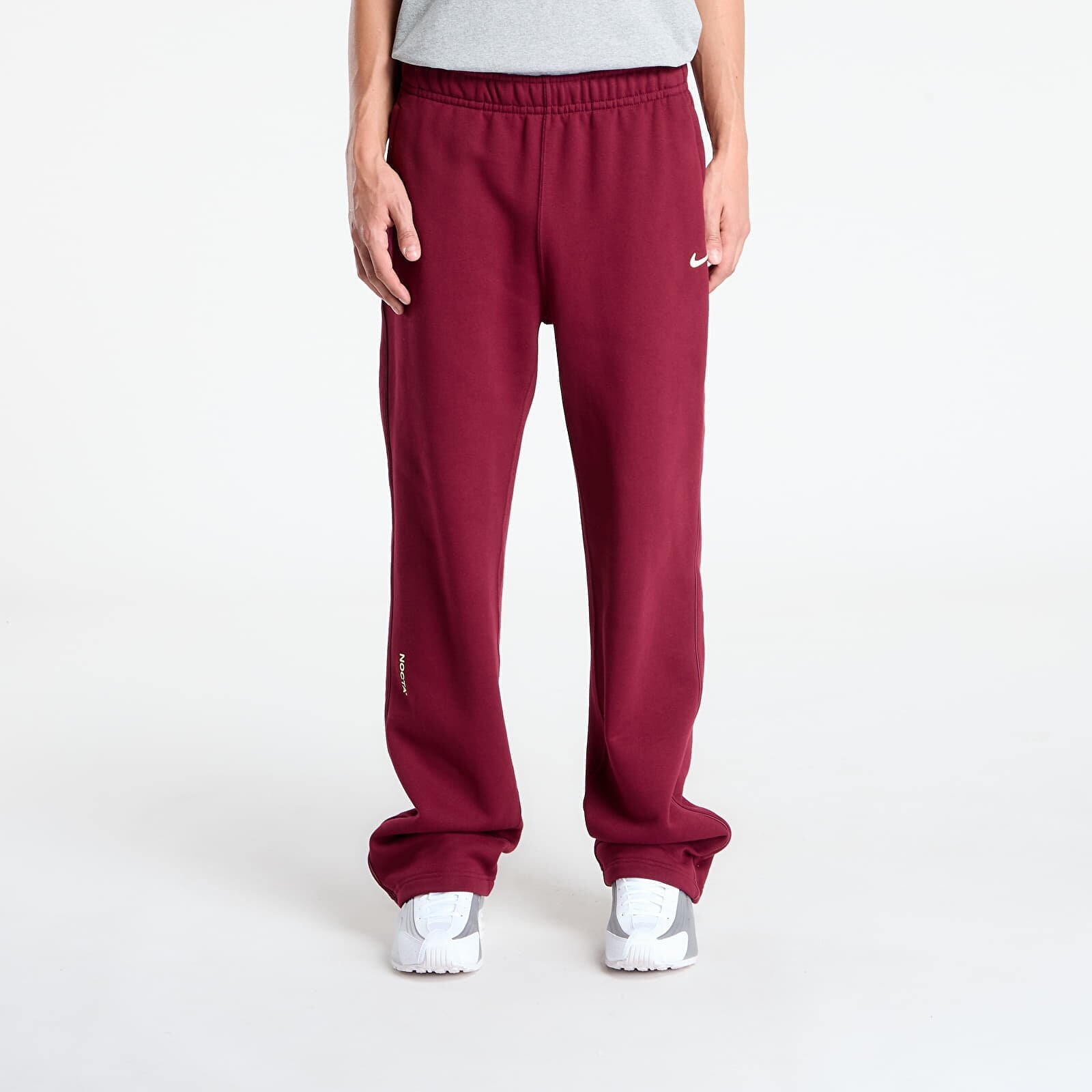 Pants Nike x NOCTA Fleece CS Open-Hem Sweatpants Dark Beetroot/ Adobe/ Citron Tint L