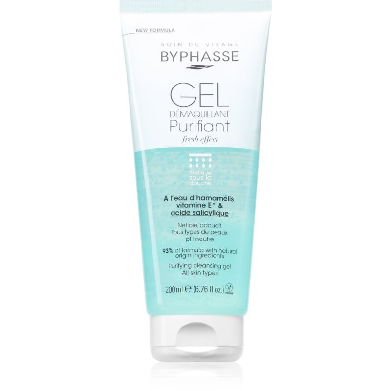 BYPHASSE Purifying cleansing gel for all skin types 200 ml
