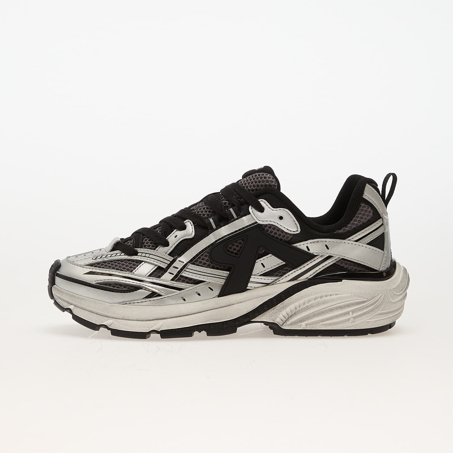 Sneakers REPRESENT Storm Runner Silver/ Black UK 42