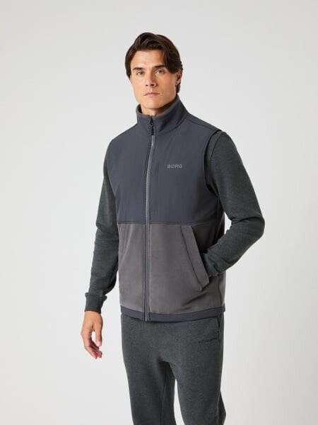 Björn Borg Borg Fleece Hybrid Vest Grey, L