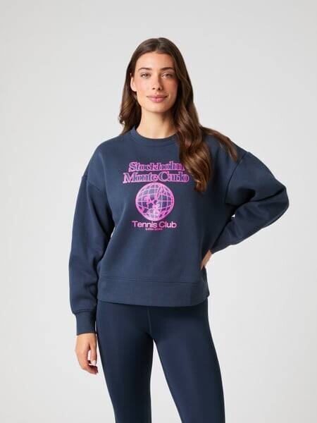 Björn Borg Borg Boyfriend Sweatshirt Navy, L