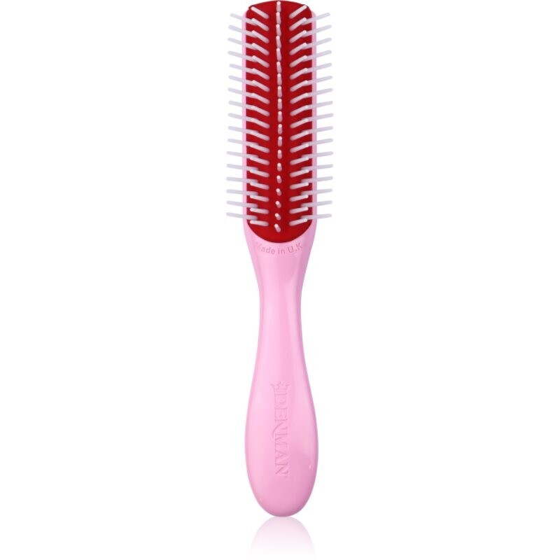 Denman Style D14 The Mini Curl Definer & Styler styling comb for hair Pink Crush 1 pc