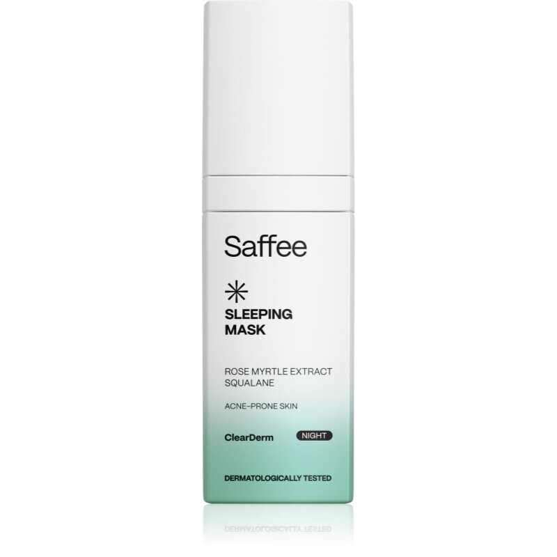 Saffee ClearDerm Sleeping Mask night mask for problem skin 30 ml