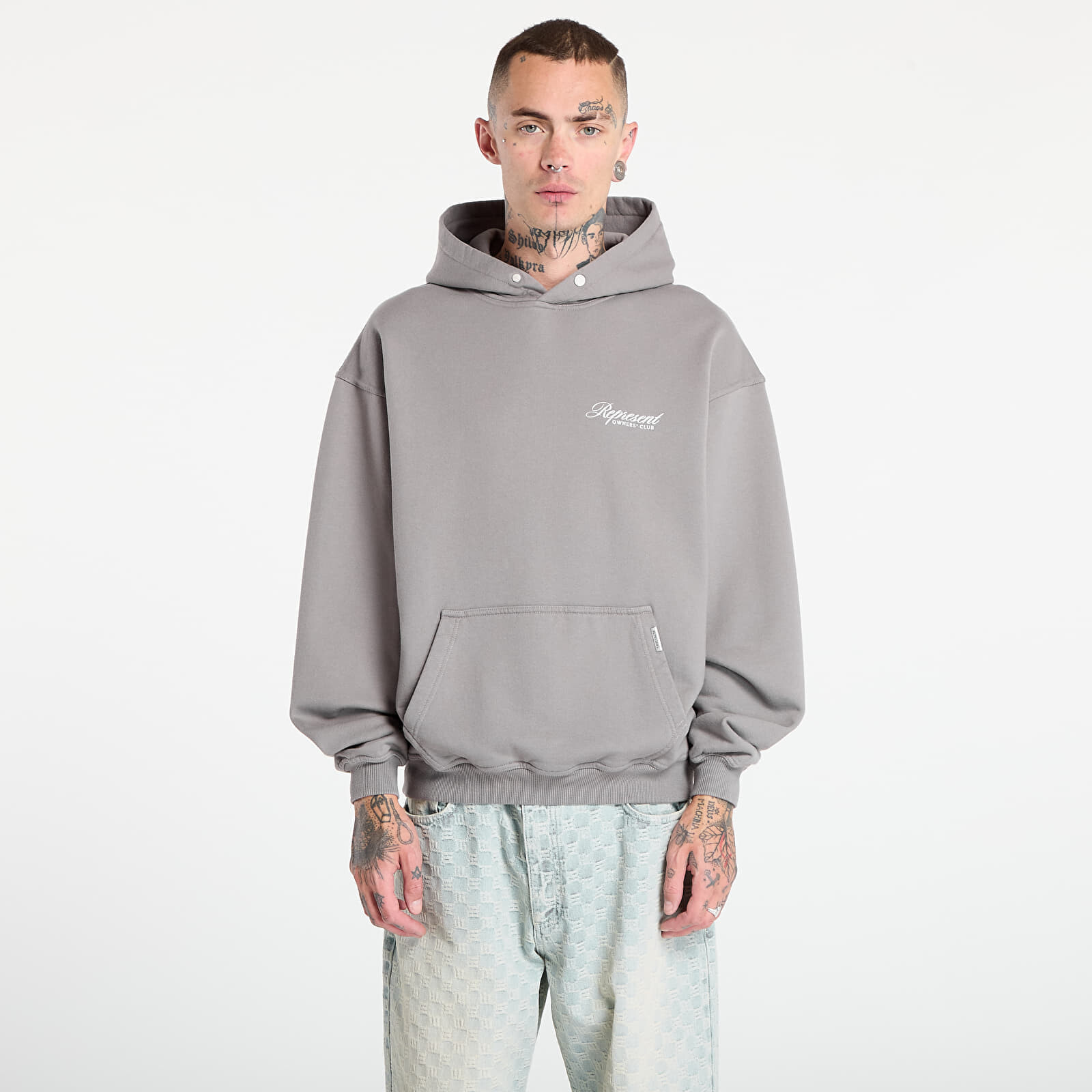 Sweatshirt REPRESENT Owners Club Script Hoodie Slate L