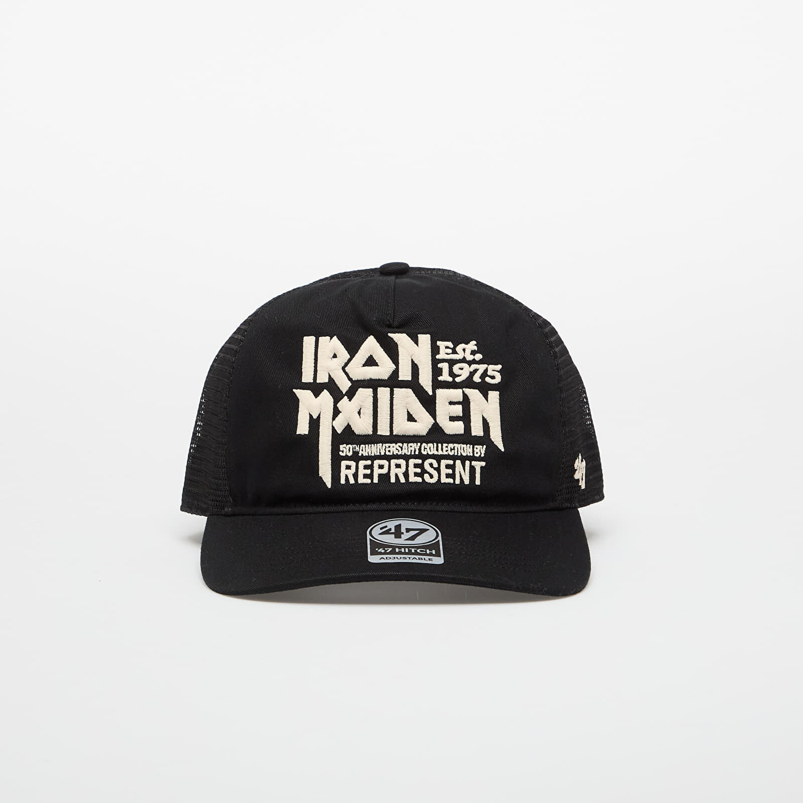 Cap REPRESENT x Iron Maiden Anniversary Trucker Cap Jet Black Universal