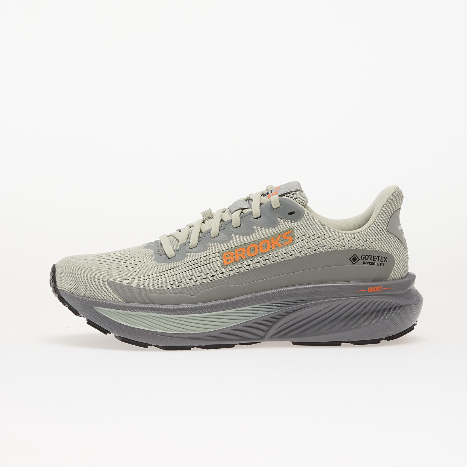 Sneakers Brooks Ghost 17 GTX M Smoke/ Primer Grey/ Orange UK 9