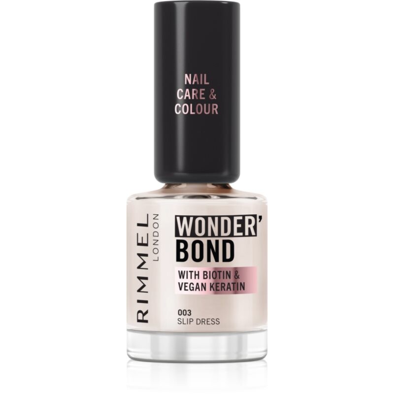 Rimmel Wonder'Bond nail polish shade 003 Slip Dress 12 ml