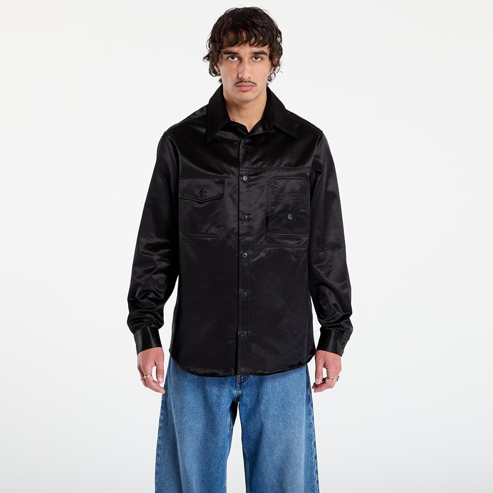 Shirt MM6 Long-Sleeved Shirt Black 46