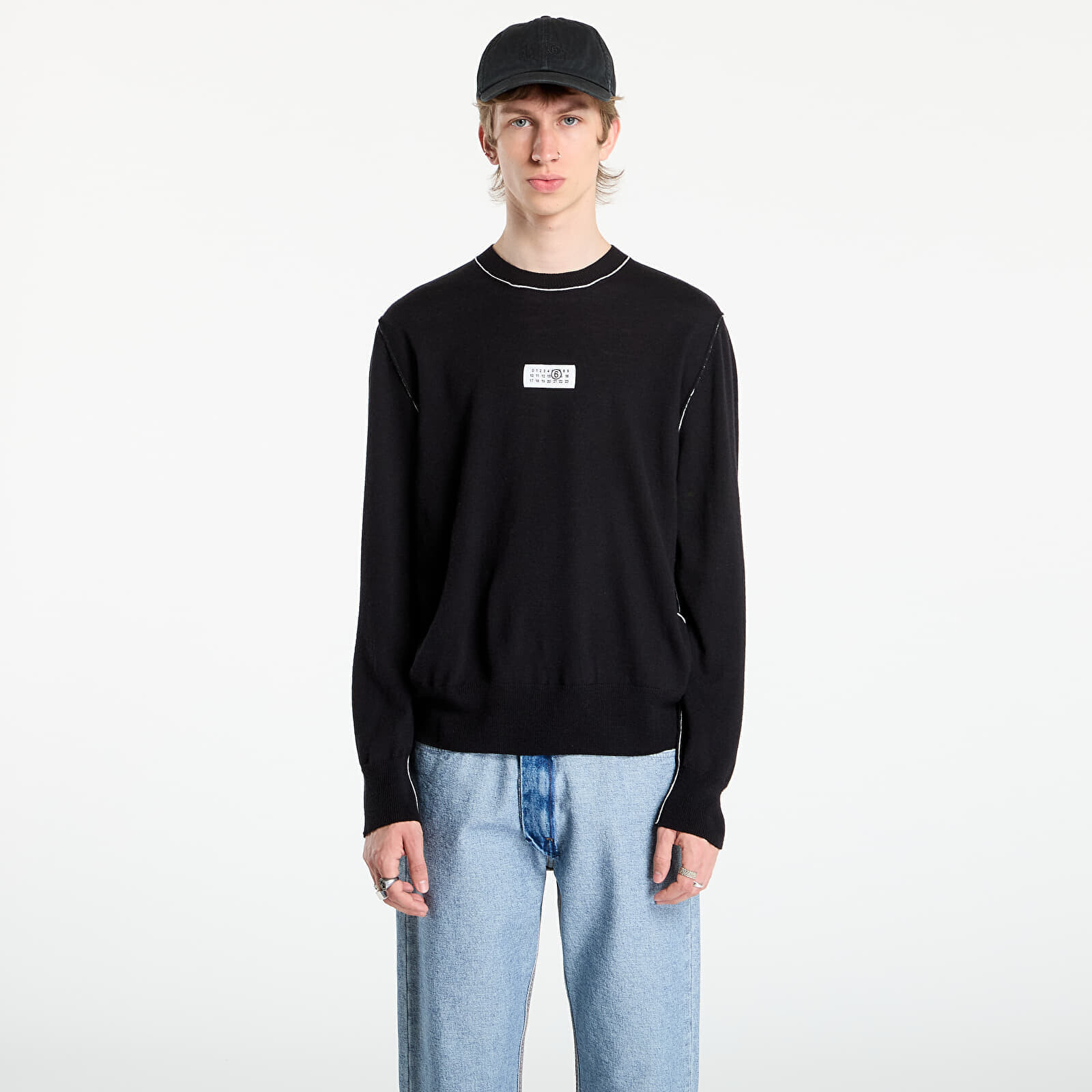 Sweater MM6 Wool Jumper Black L