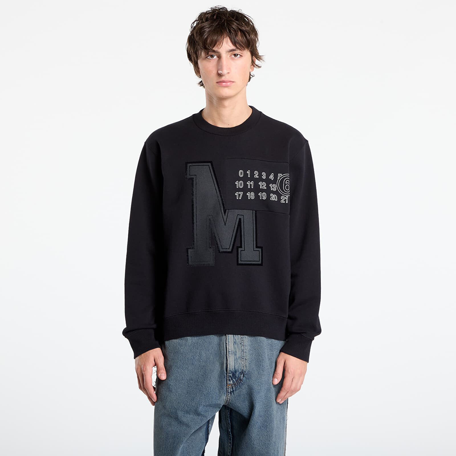 Sweatshirt MM6 Men's Rtw Avp Sweatshirt Black L