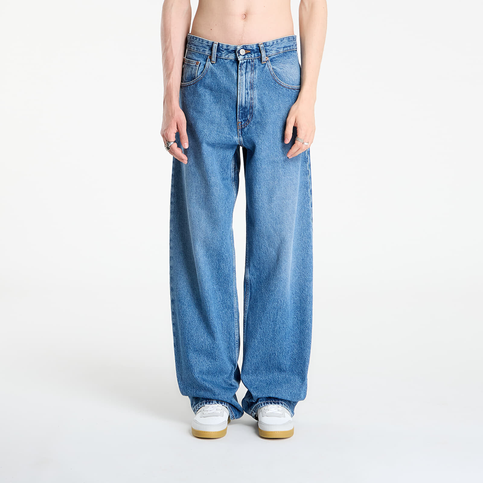 Jeans MM6 Wide-Leg Jeans Medium Blue 31