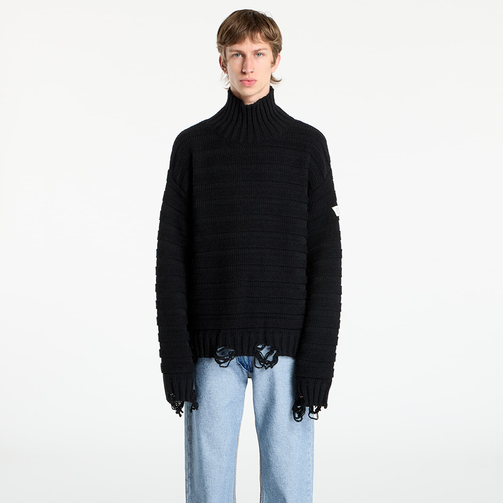 Sweater MM6 Wool Turtleneck Black L