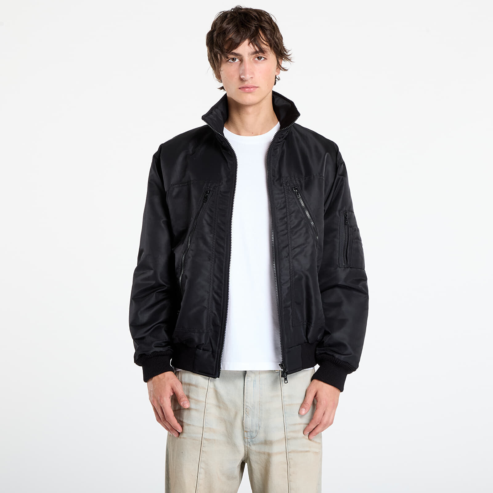 Jacket MM6 Men's Rtw Avp Sportsjacket Black 50