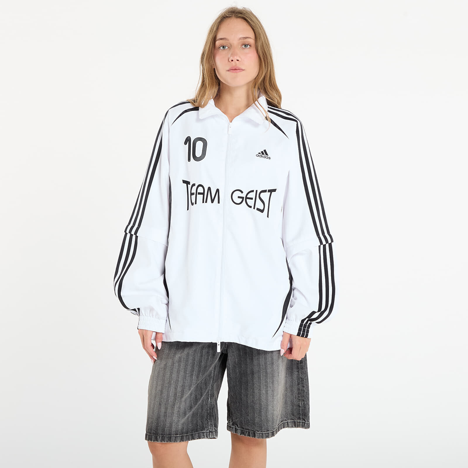 Jacket adidas Adilenium Season 4 Teamgeist Oversized Track Top White L