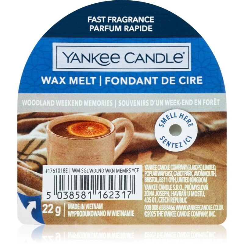 Yankee Candle Woodland Weekend Memories wax melt 22 g