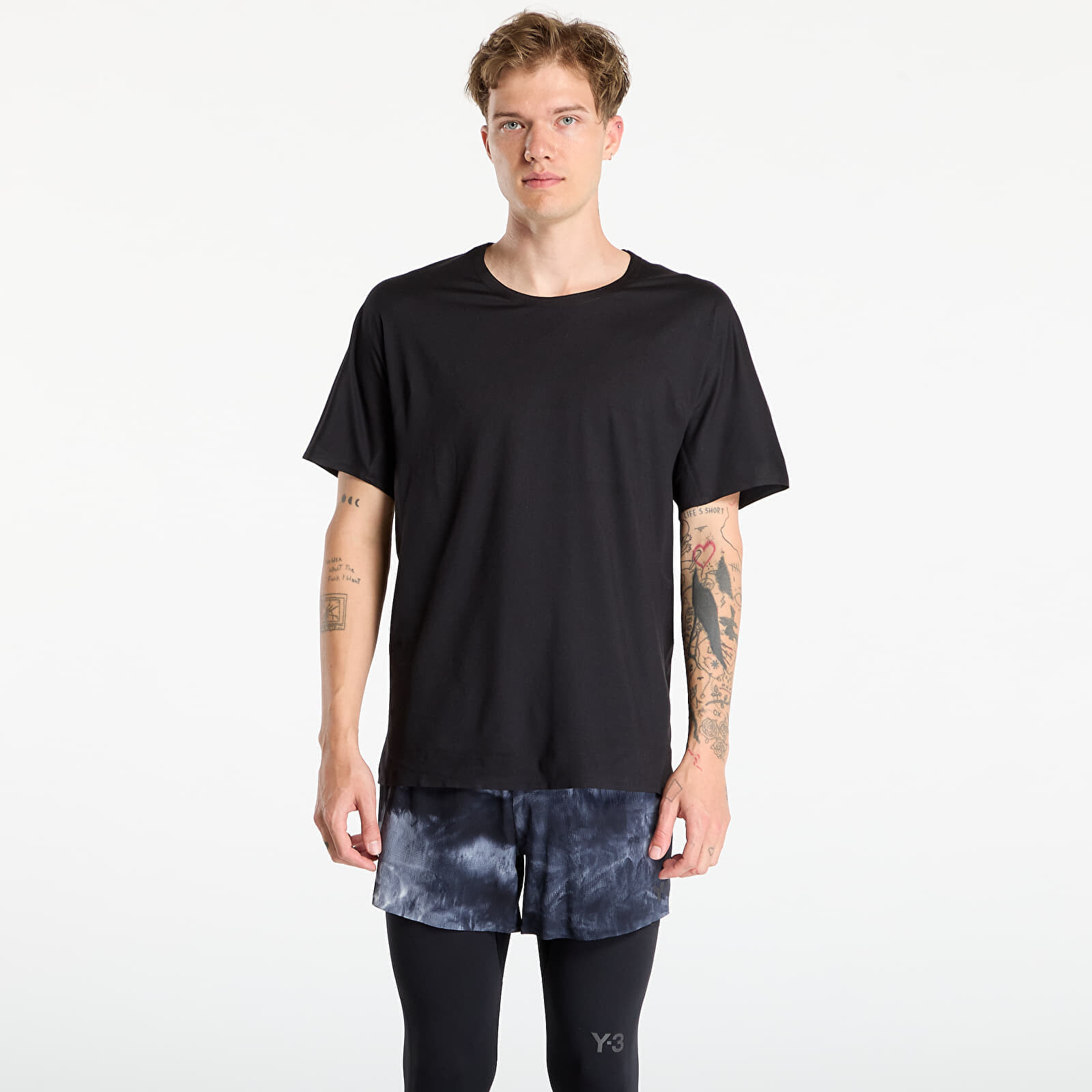 T-shirt Y-3 M Run Ss Tee Black XL