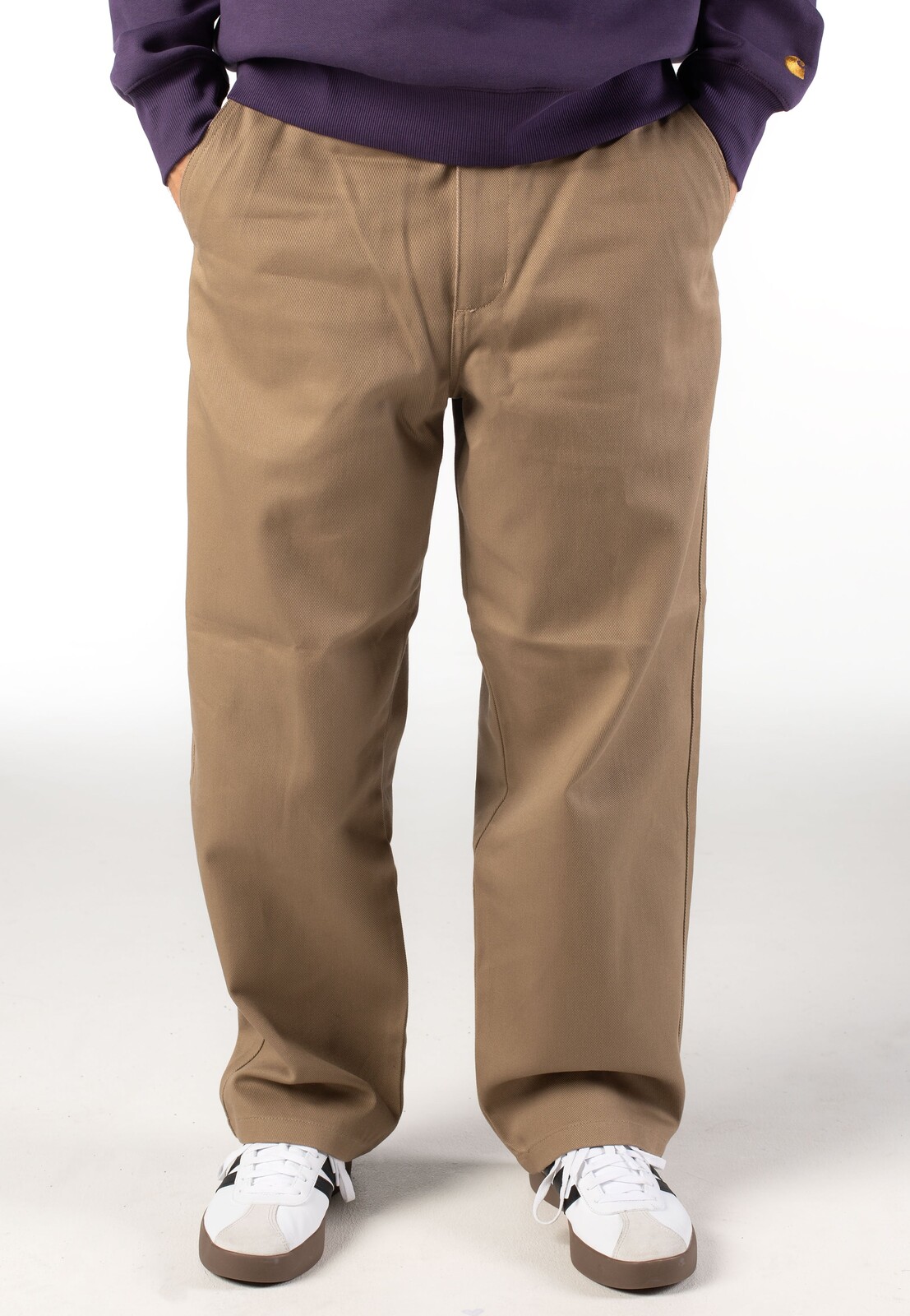 Carhartt WIP - Module Pant Rigid Leather - Pants - grey - W28 - 100% Cotton,Cotton