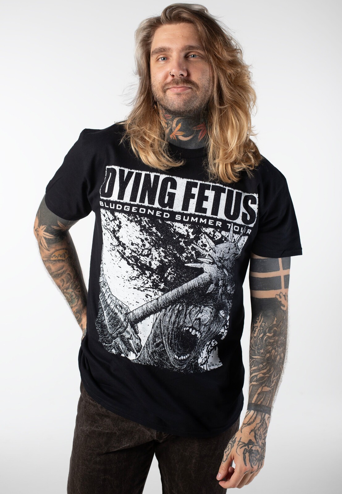 Dying Fetus - Bludgeoned Tour 2025 - T-Shirt - black - L - 100% Cotton,Jersey