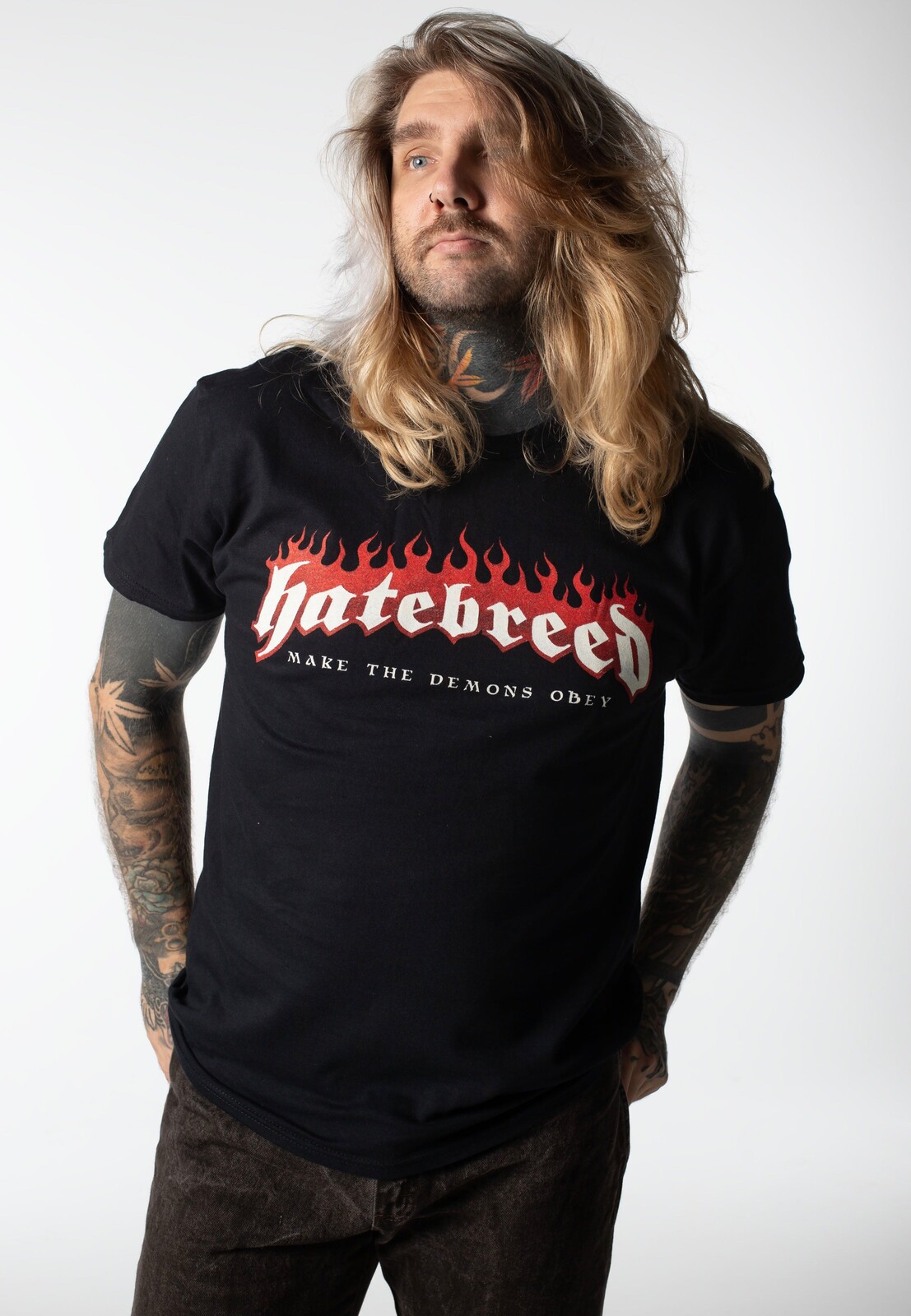 Hatebreed - Make The Demons Obey - T-Shirt - black - L - 100% Cotton,Jersey