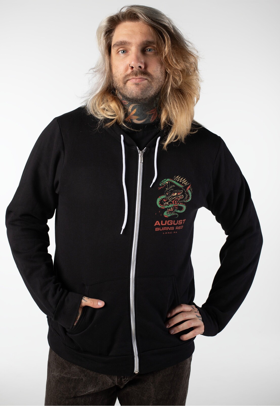 August Burns Red - Wolf Snake - Zipper - black - L - Sweat