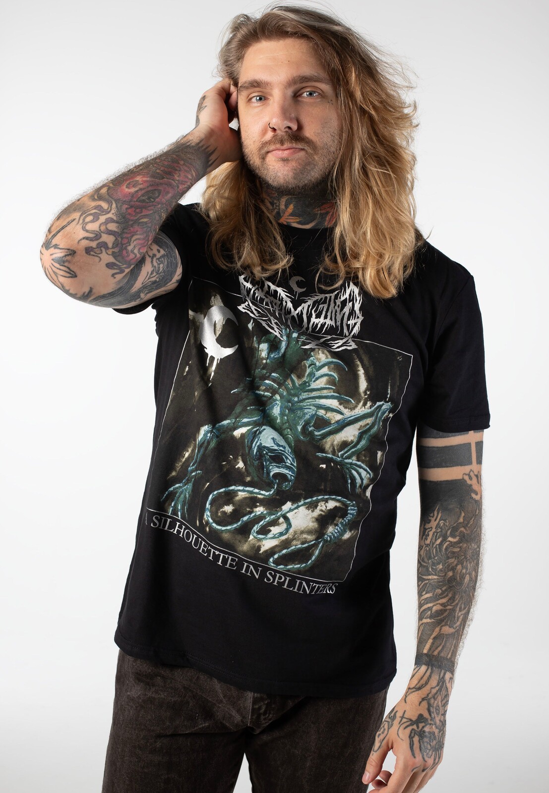 Leviathan - Silhouette - T-Shirt - black - L - Jersey