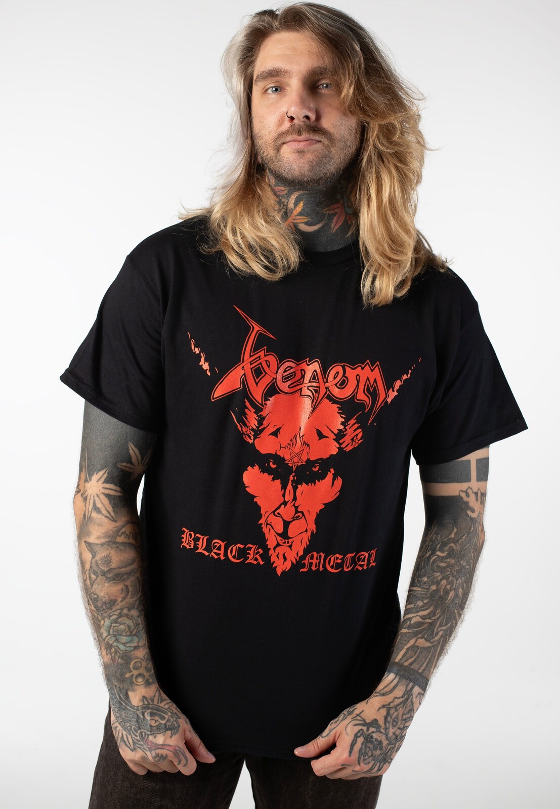 Venom - Black Metal Red - T-Shirt - black - L - Jersey