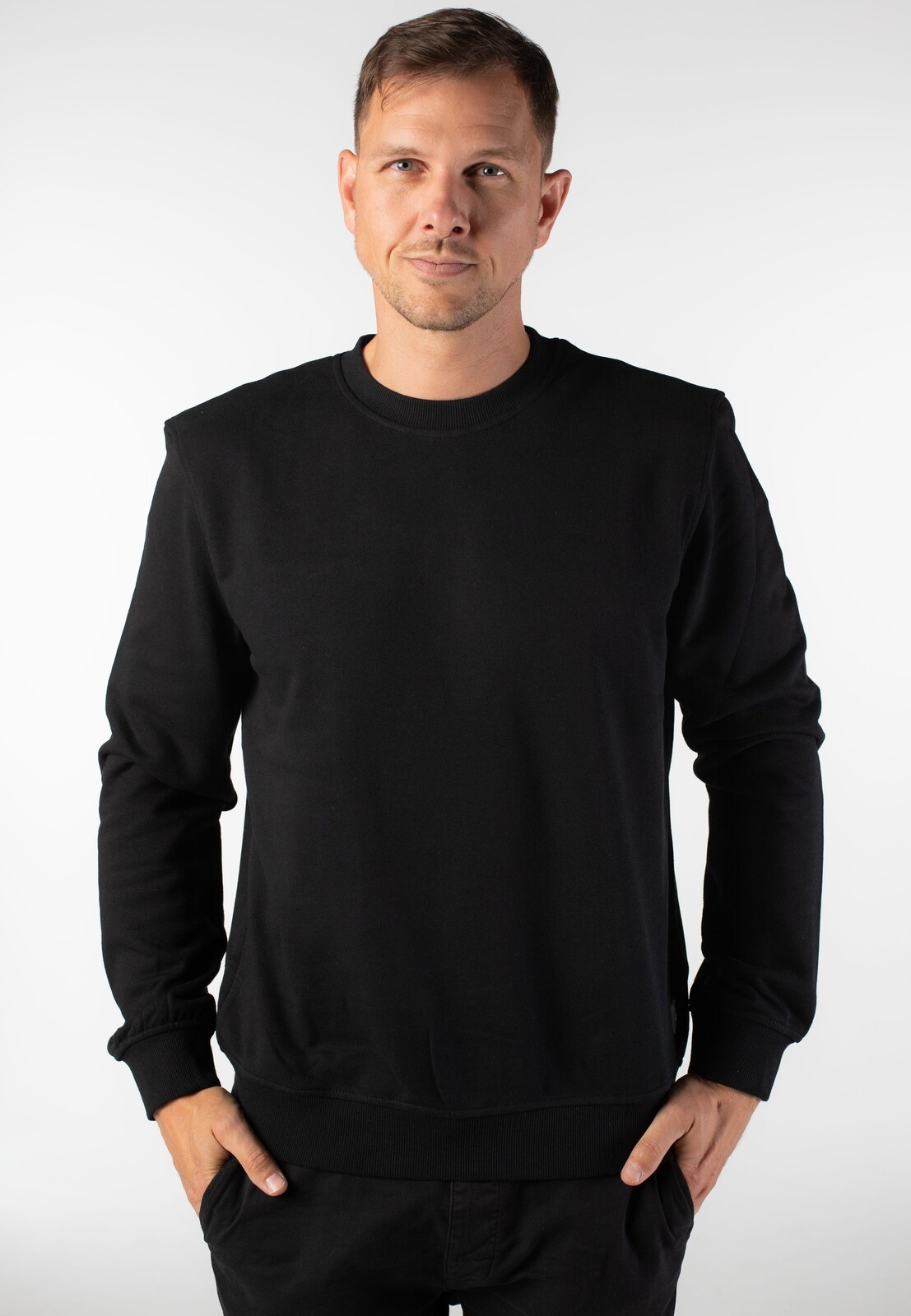 Indicode - Fence Black - Sweater - black - L - Sweat
