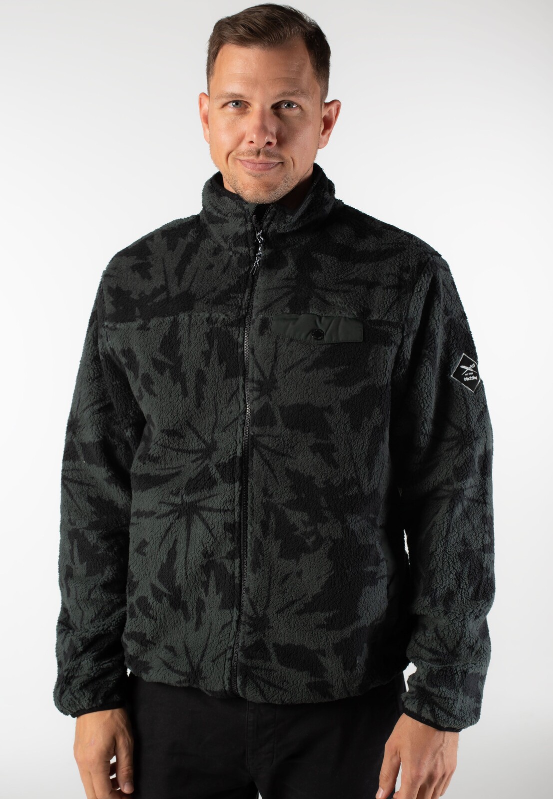 Iriedaily - Insaneia Dark Jungle - Jacket - green - L - Fleece