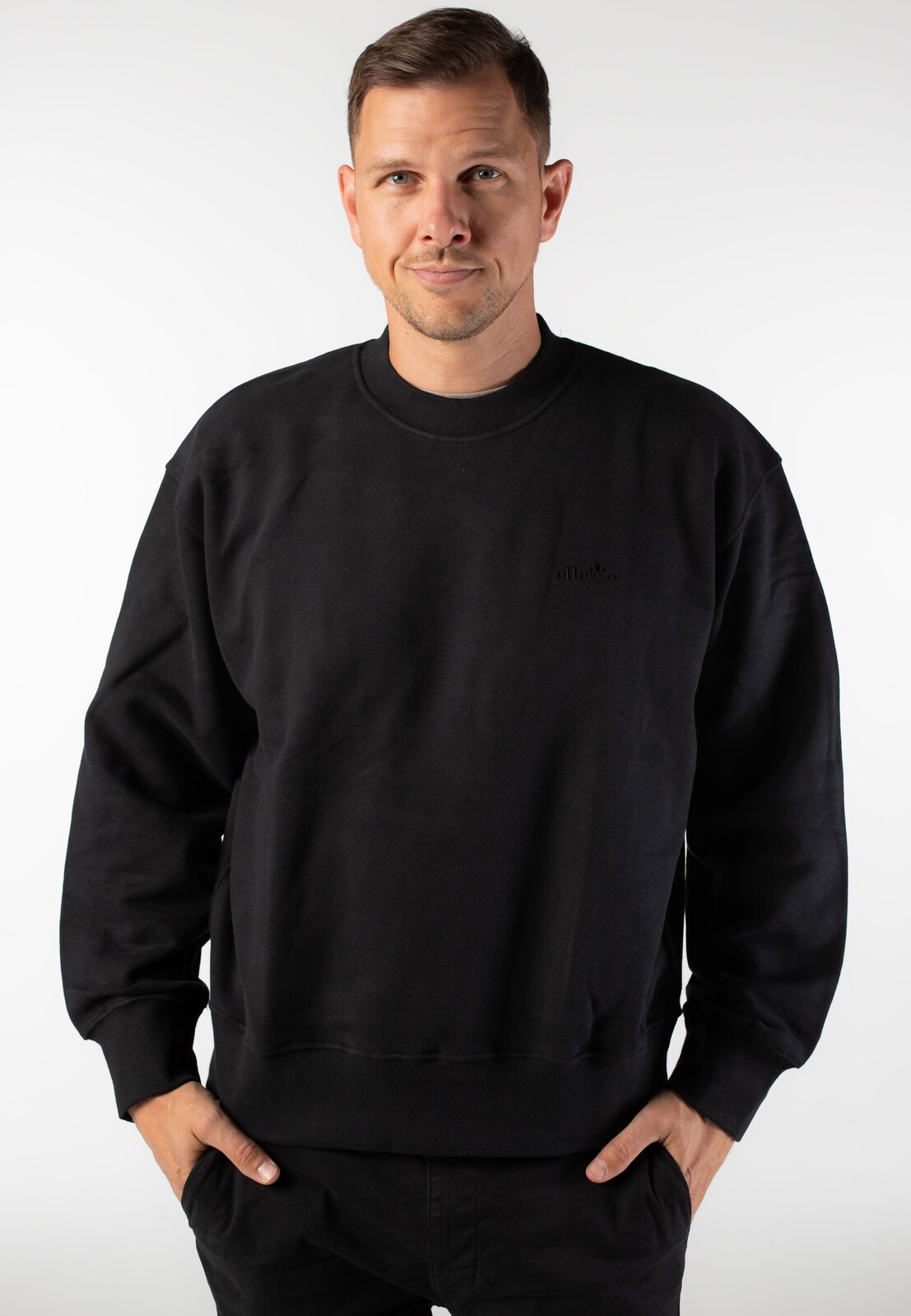 Ellesse - Rafori - Sweater - black - L - 85% Cotton, 15% Polyester,Sweat