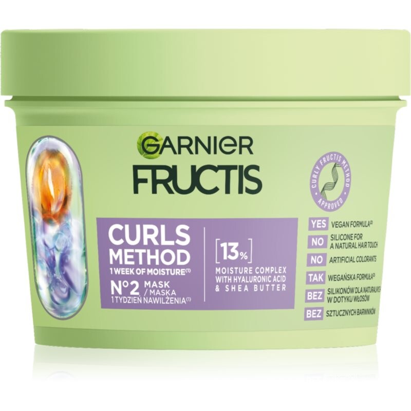 Garnier Fructis Curls Method hydrating hair mask for wavy and curly hair 370 ml